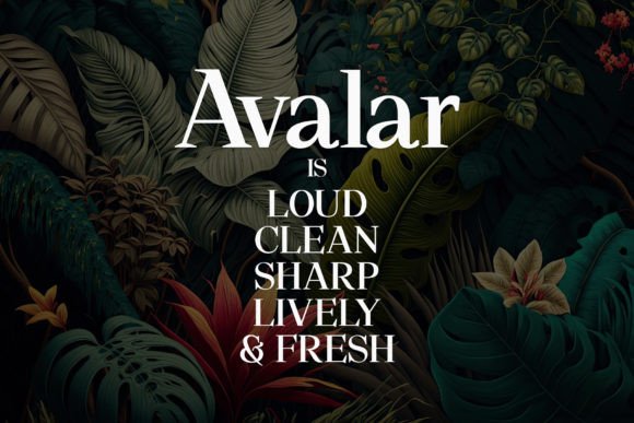 Avalar Font - Preview 2