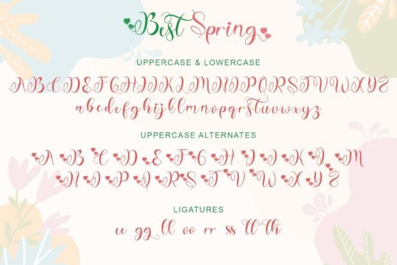 Best Spring Font - Preview 5