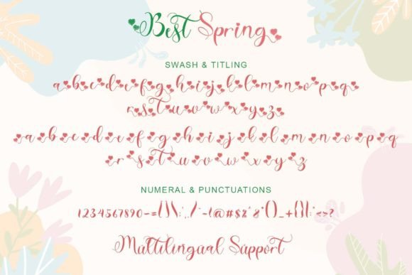 Best Spring Font - Preview 6