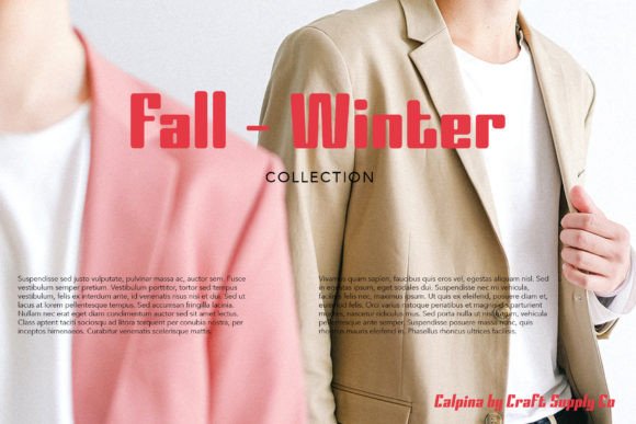 Calpina Font - Preview 5
