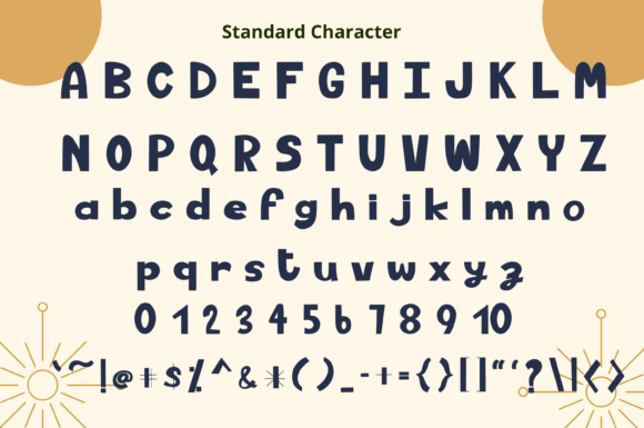 Country Home Duo Style Font PNG with transparent background - Preview 1
