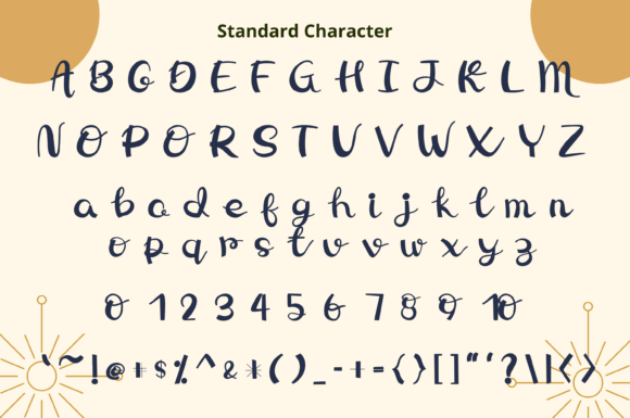 Country Home Duo Style Font PNG with transparent background - Preview 2