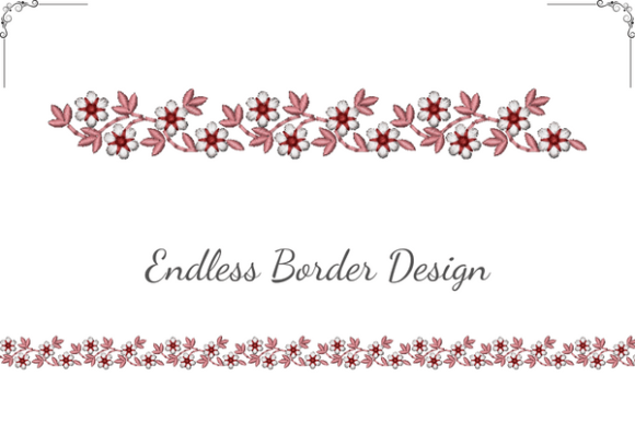 Dainty Flower Border