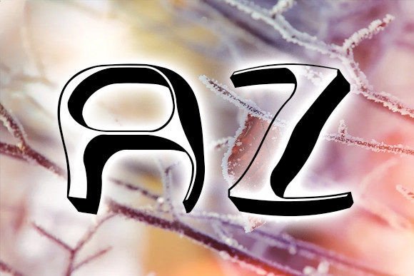 Glistening Font - Preview 1