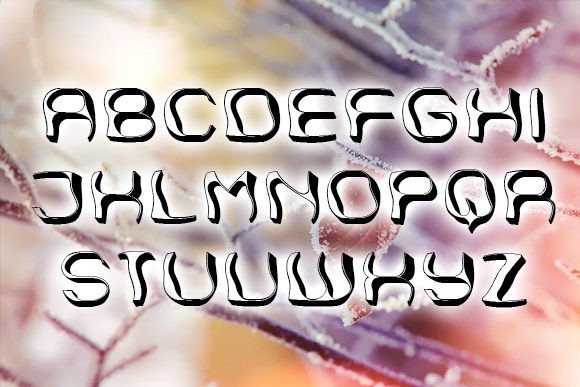 Glistening Font - Preview 2