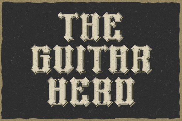 Heavy Force Font - Preview 2