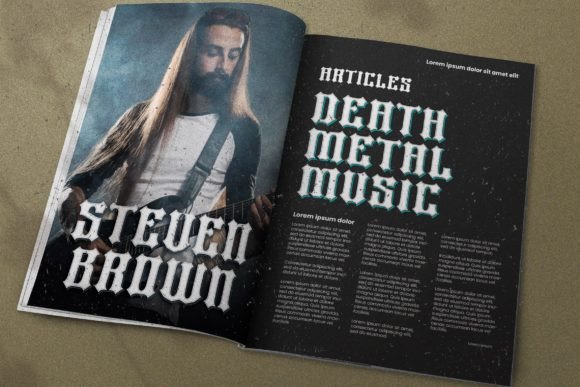 Heavy Force Font - Preview 5