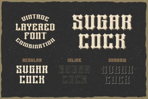 Heavy Force Font - Preview 6