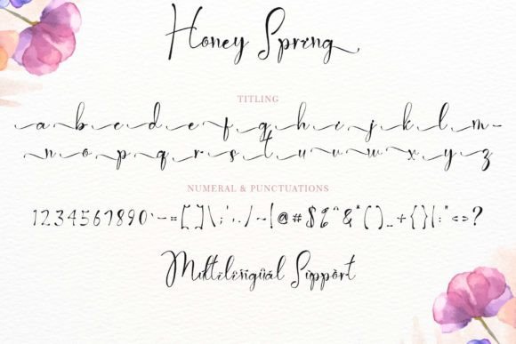 Honey Spring Font - Preview 6