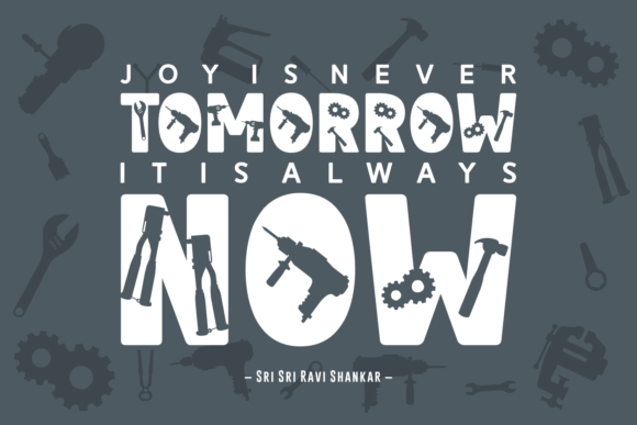 Machine Tools Font PNG with transparent background - Preview 2