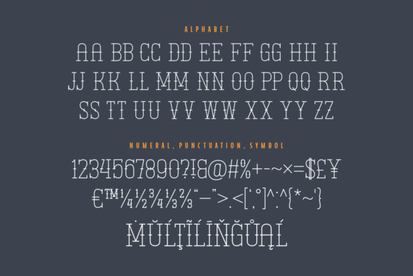 Master Kamila Font PNG with transparent background - Preview 4