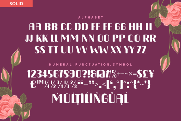 Merin Font font preview - 5