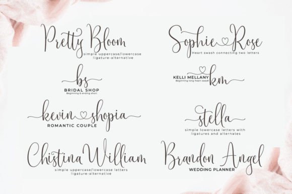 Motting Font PNG with transparent background - Preview 2