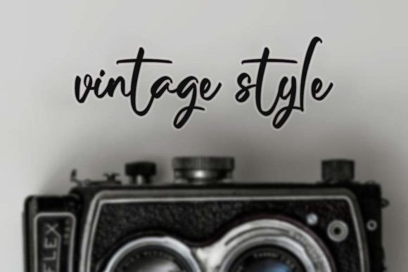 Photographer Font PNG with transparent background - Preview 1