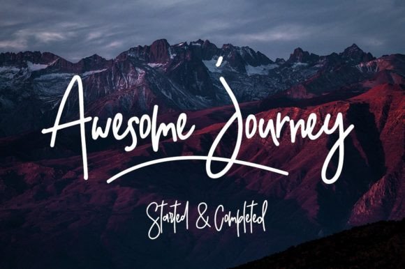 Pinkerton Script Font PNG with transparent background - Preview 1