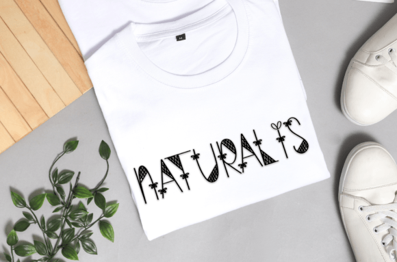 Plant Basket Font PNG with transparent background - Preview 2