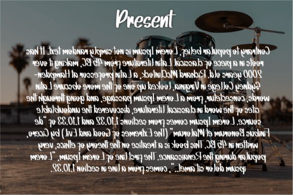 Polware Font PNG with transparent background - Preview 2