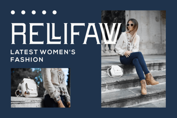 Rellifaw Font PNG with transparent background - Preview 2