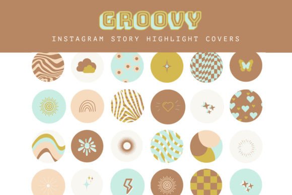 Retro Instagram Story Highlight Covers