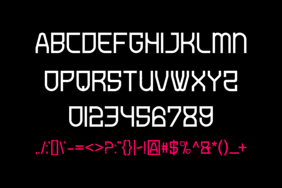 Sevaro Font font preview - 3