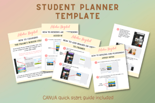 Student Planner - Canva Template Graphic by Adalin Digital · Creative ...