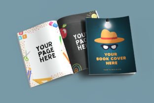 8.5 X 11 Open and Closed Kdp Book Mockup Graphic by Rami's design ...