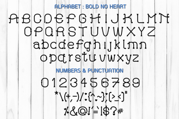 Arrow Heart Font - Preview 2