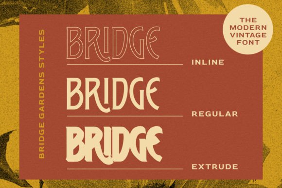 Bridge Gardens Font - Preview 1