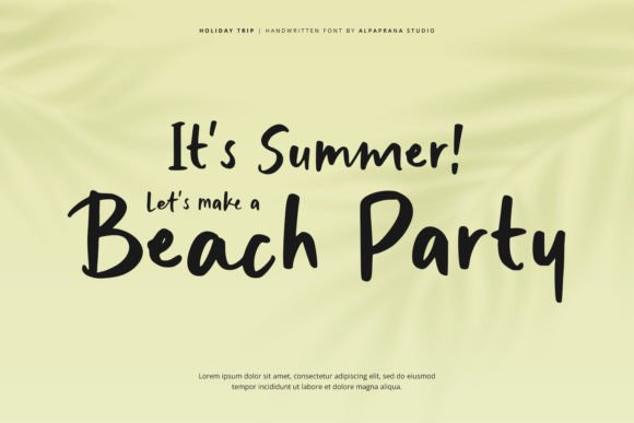 Holiday Trip Font - Preview 6