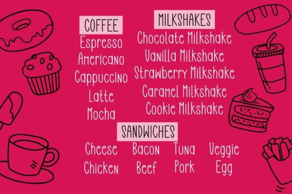 Hungry Beauty Font PNG with transparent background - Preview 1