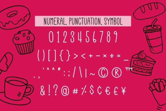 Hungry Beauty Font PNG with transparent background - Preview 3
