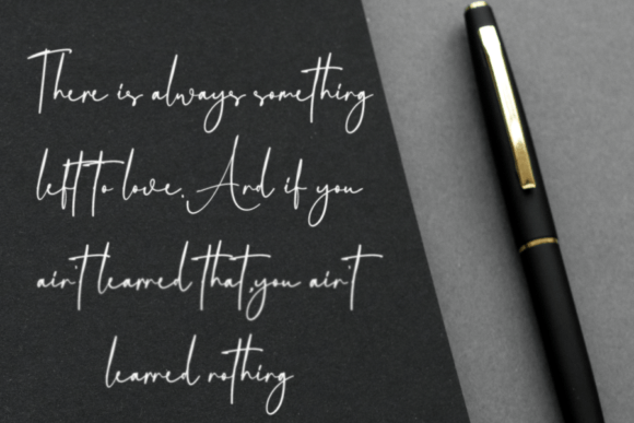 Letterings Font font preview - 3