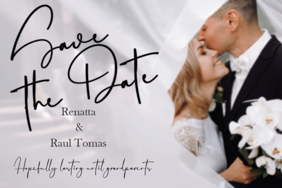 Letterings Font font preview - 6