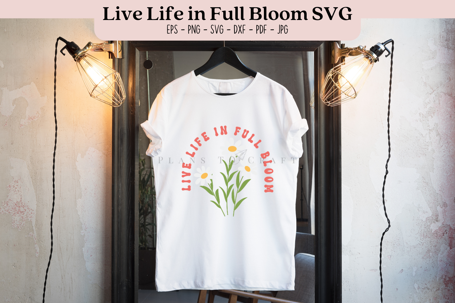 Life Live in Full Bloom SVG PNG JPG PDF Graphic by planstocraft ...