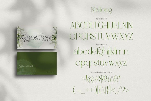 Mallong Font PNG with transparent background - Preview 4