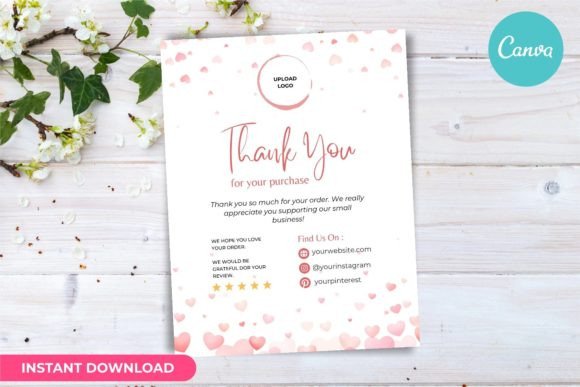 Thank You Card Business Template Canva
