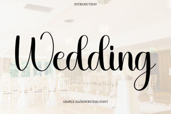 Wedding Font by Ganden Letter · Creative Fabrica font preview
