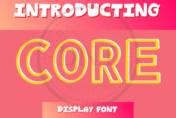 Core Display Font By danita.kukkai