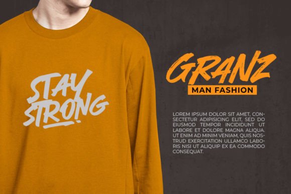 Here Brat Font PNG with transparent background - Preview 2