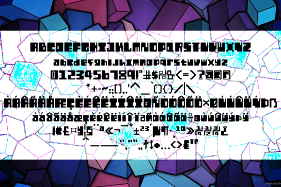 Orthotopes Family Font PNG with transparent background - Preview 1