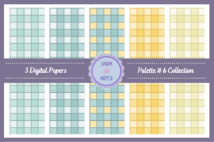 Seamless Checkered Pattern Digital Paper Graphic by sara_sb2000 ...