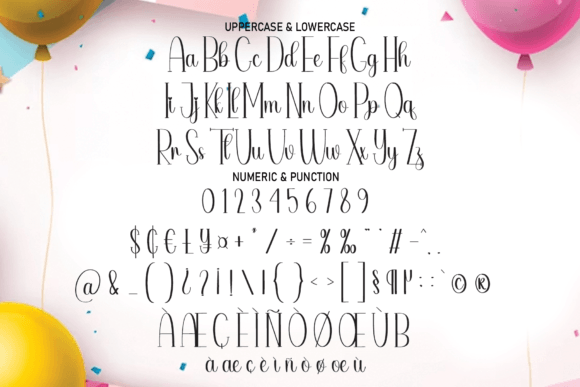 Birthday Font - Preview 6
