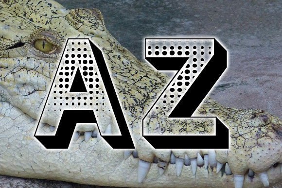 Crocodile Font - Preview 1