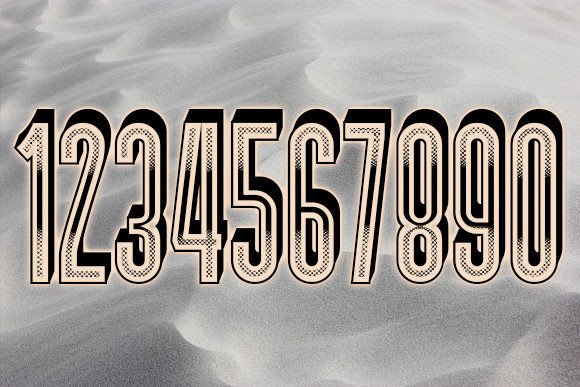 Sabbia Font PNG with transparent background - Preview 1