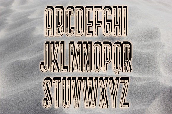Sabbia Font PNG with transparent background - Preview 2