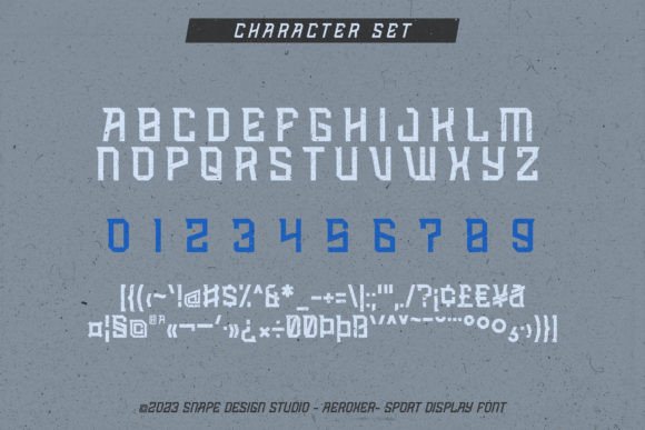 Aeroxer Font - Preview 1