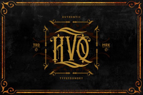 Black Vision Font - Preview 5