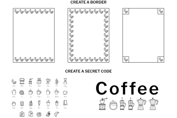 Coffee Doodle Font - Preview 6