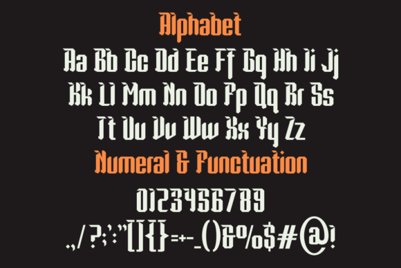 Crestfallen Font PNG with transparent background - Preview 3