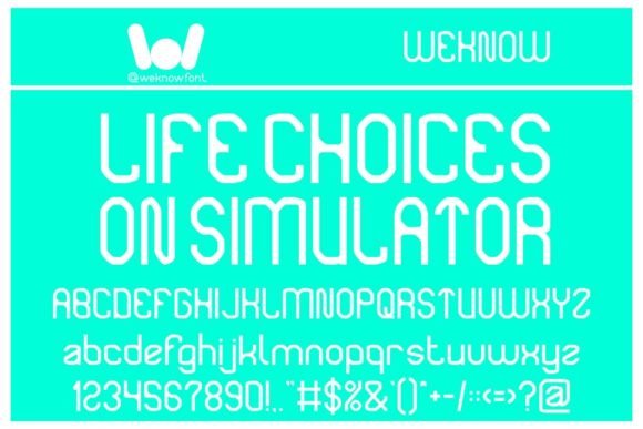 Dear Future Font - Preview 1